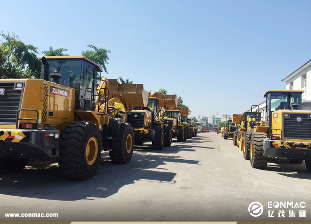 10台徐工装载机出口非洲