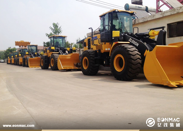 10台徐工装载机出口非洲