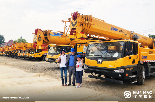 美国客户参观亿茂集团和徐工起重机工厂